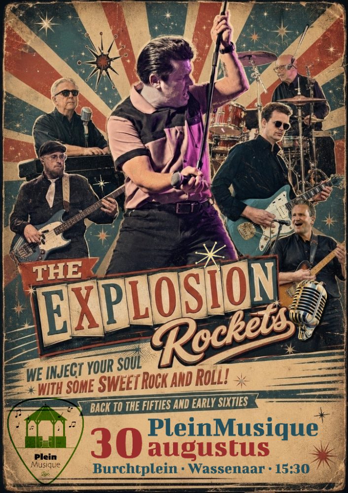 Flyer The Explosion Rockets at Plein Musique 